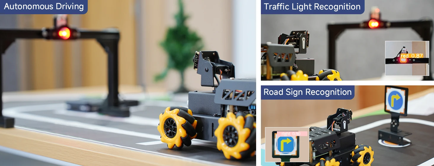 Hiwonder TurboPi AI Vision Line Follower Mecanum Wheels Raspberry Pi ...