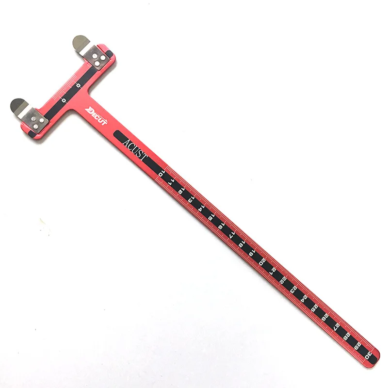 Accurate Bow Measurement with Decut T Ruler - Durable & Convenient