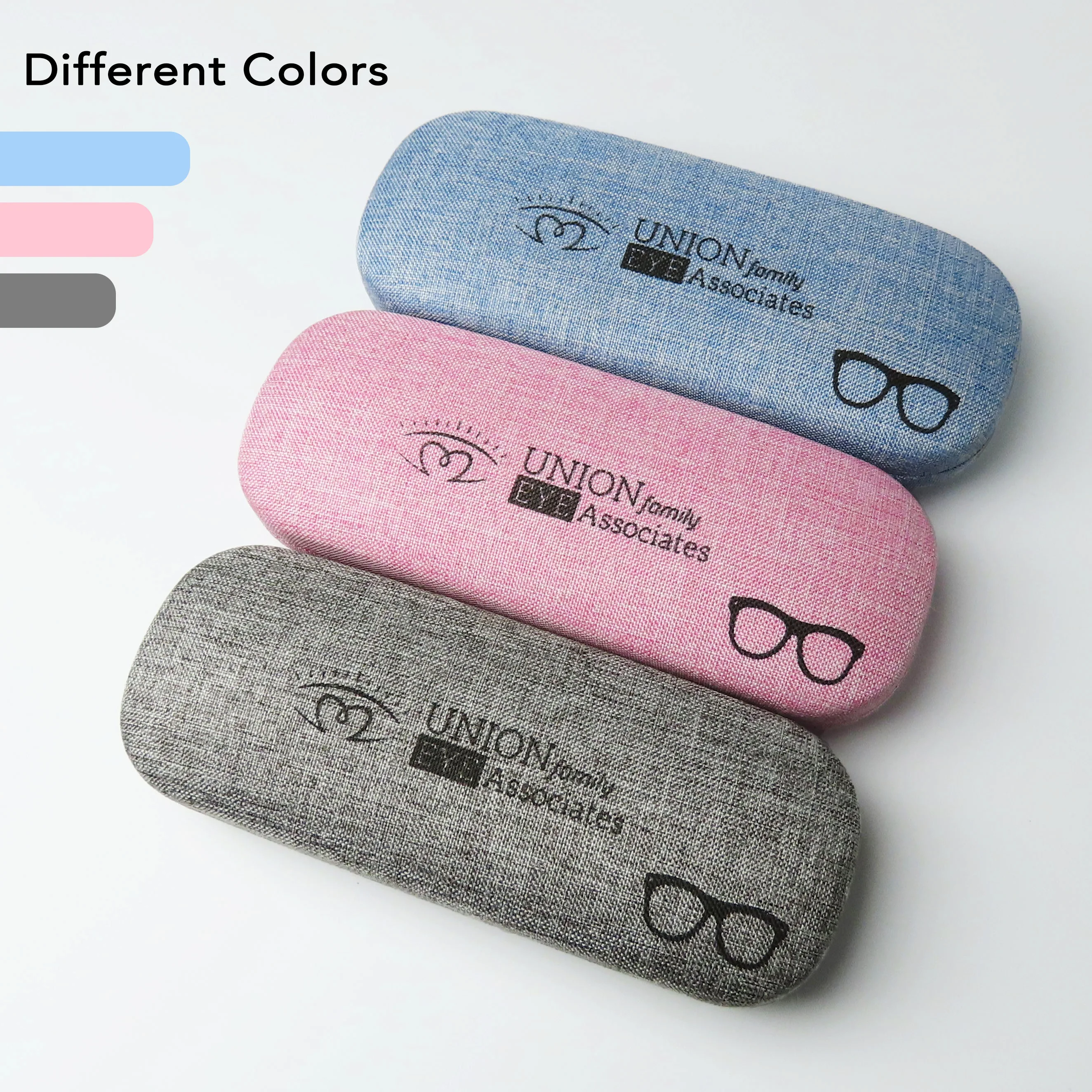 Wholesale Luxury Linen Spectacle Hard Reading Glasses Cases Linen