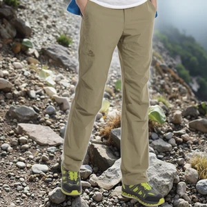 Men's Lightweight Quick Dry Nylon Trekking Pants Breathable Stretch Fabric Windproof Outdoor Print Pattern for Adults for Hiking