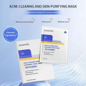 OEM Moisturizing Full clear Masks Best Price Face Skin Care Product Salicylic Acid Acne Cleansing Whitening Sheet Facial Mask