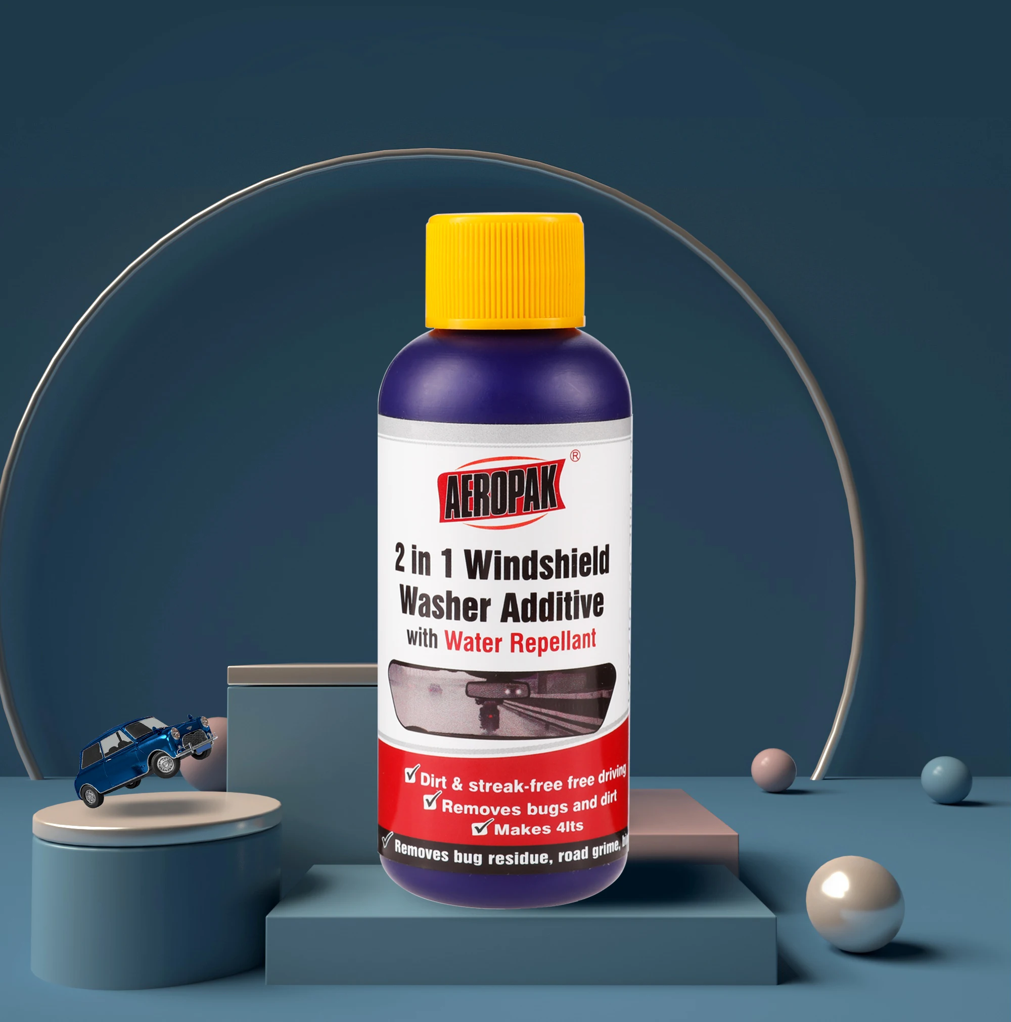 Aeropak 65ml All Season Car Window Glass Cleaner Windshield Washer