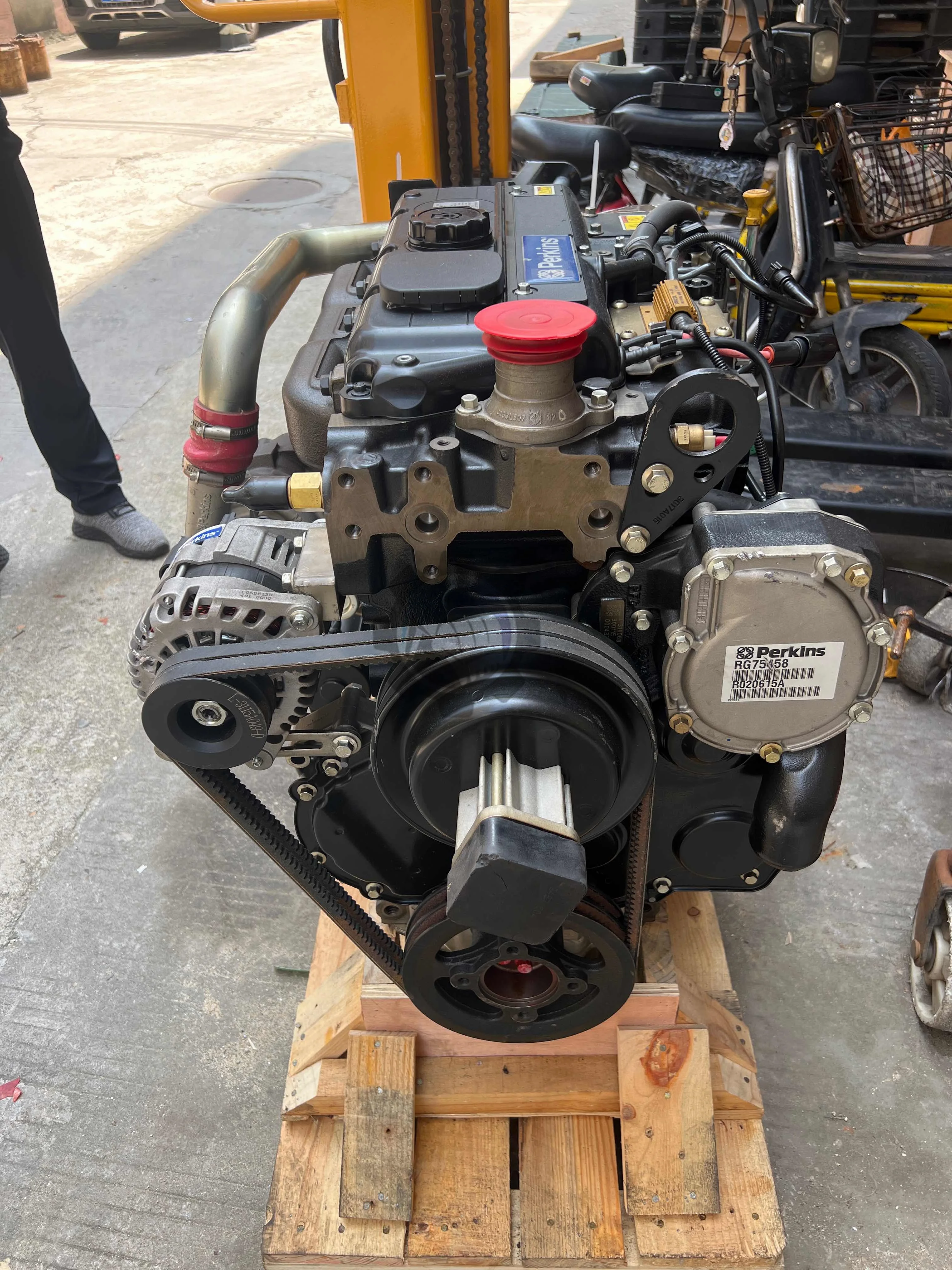 Original New Perkins 1104D-44T Engine Assembly 1104C 1104D Excavator ...