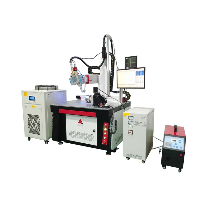 3000w laser welding machine for liion lithium slide welding automatic fiber 5axis steel metal alloy laser welder with CCD screen