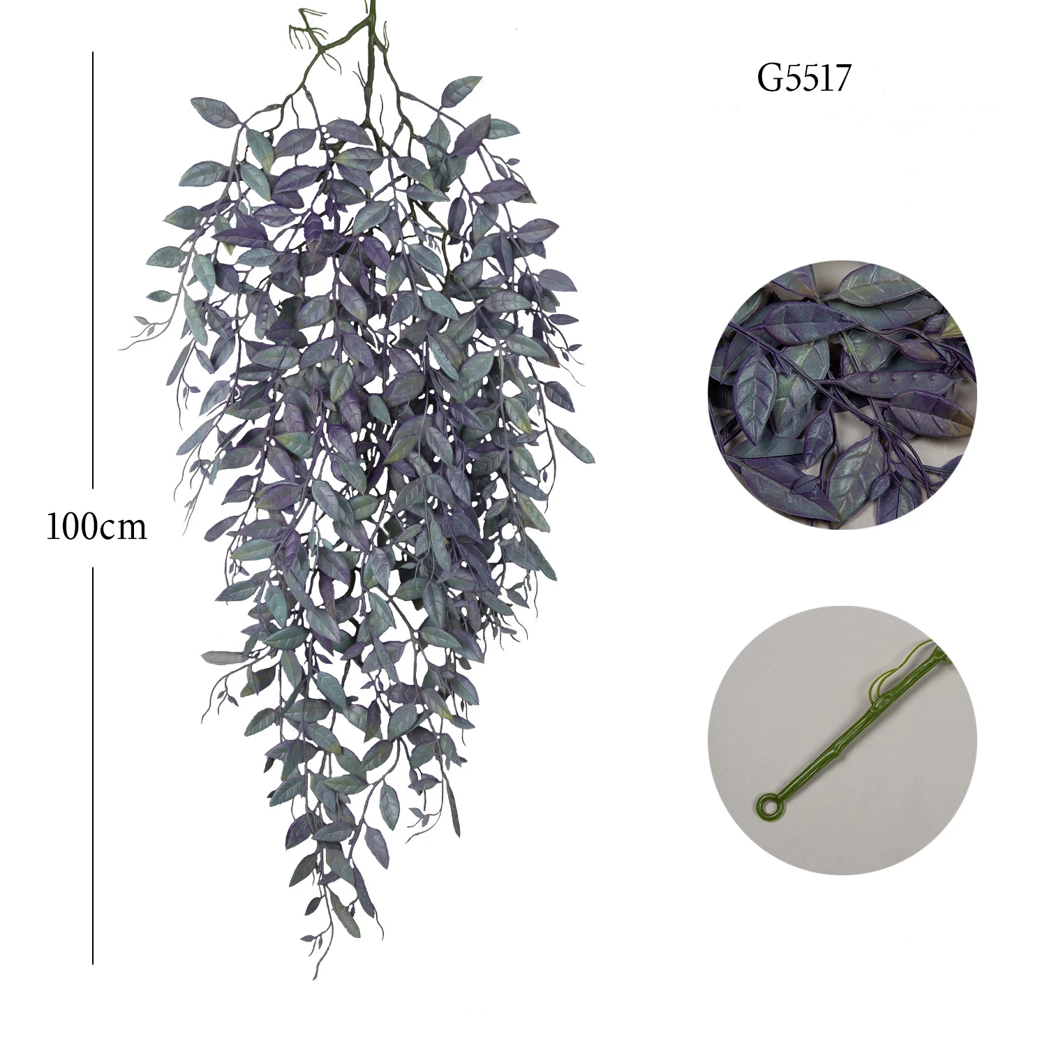 Artificial Hanging Plants Fake Hanging Plant,Fake Ivy Vine For Wall House Room Artificial Green