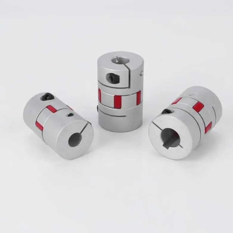 TEBAK Clamping Screws Aluminum Flexible Coupling D 20mm L 30mm Ball Screw Linear Shaft Coupling