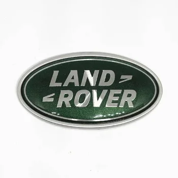 Front Grille Emblem Tailgate Badge Decals for Land Rover Green rear tailgate badge