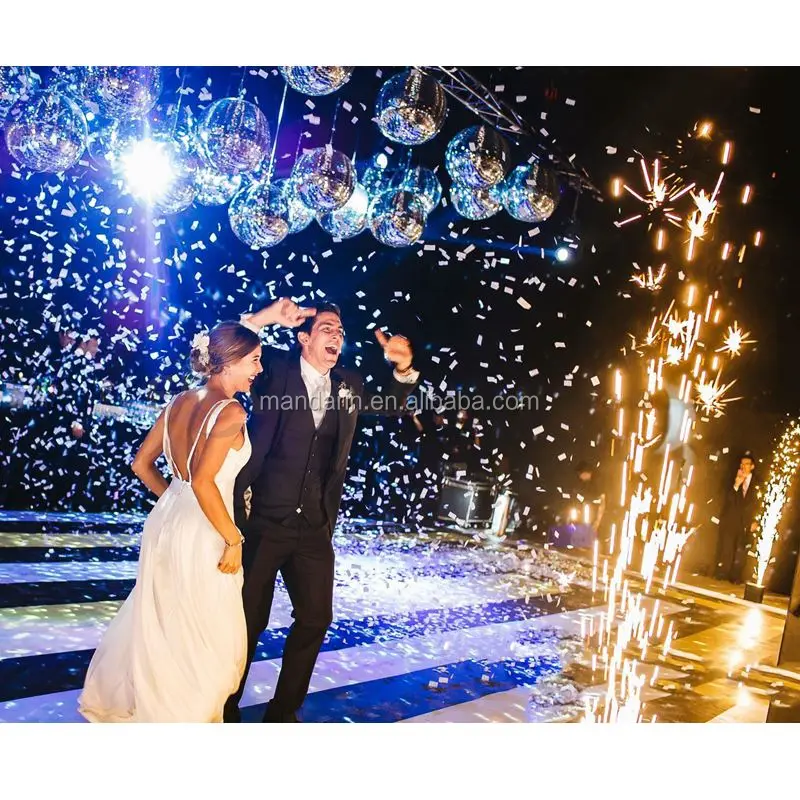 DMX Control Cold Pyro Fire Electric Sparkler Fireworks Fountain Machine Wedding Stage Sparklers