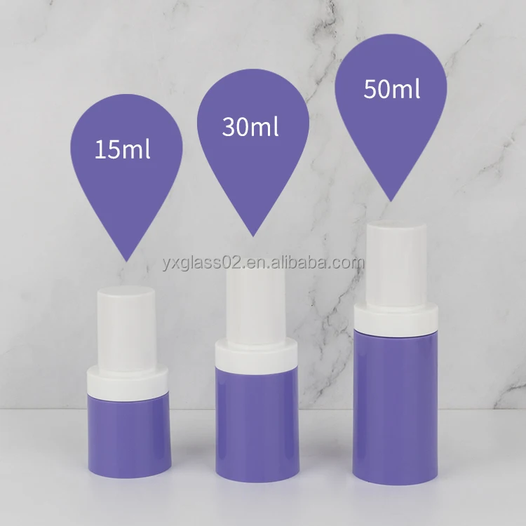 Recyclable small pressing pump bottle lotion cosmetic packaging container plastic cosmetic jars and bottles supplier