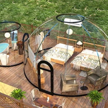 Single Layer Outdoor Igloo Bubble Luxury Glamping Tent Outdoor Igloo Bubble Luxury Container House Design for Camping