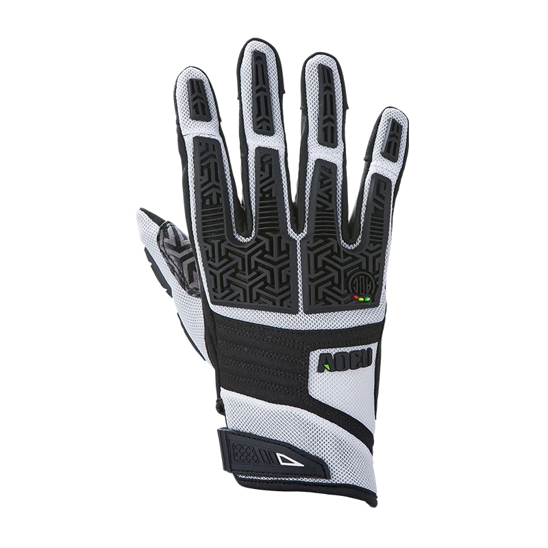 Universalūs sportinės važiavimo pirštinės su visais pirštais, turinčios prisilietimo ekraną, reguliuojamos motociklo vairų riešo pirštinės lauko sportui