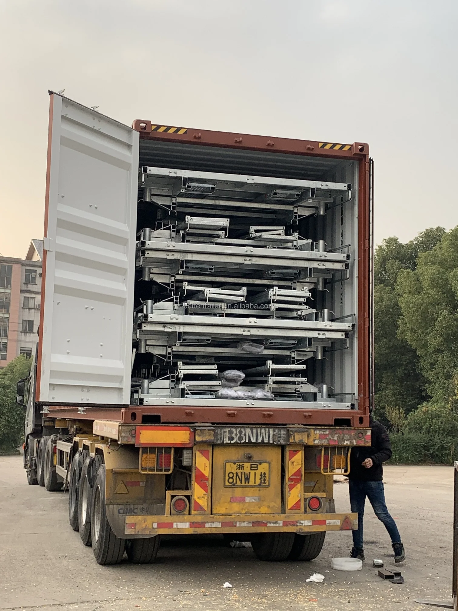 8x5 Fully Enclosed Cargo Small Light Weight Easy Towed Car Trailer ...