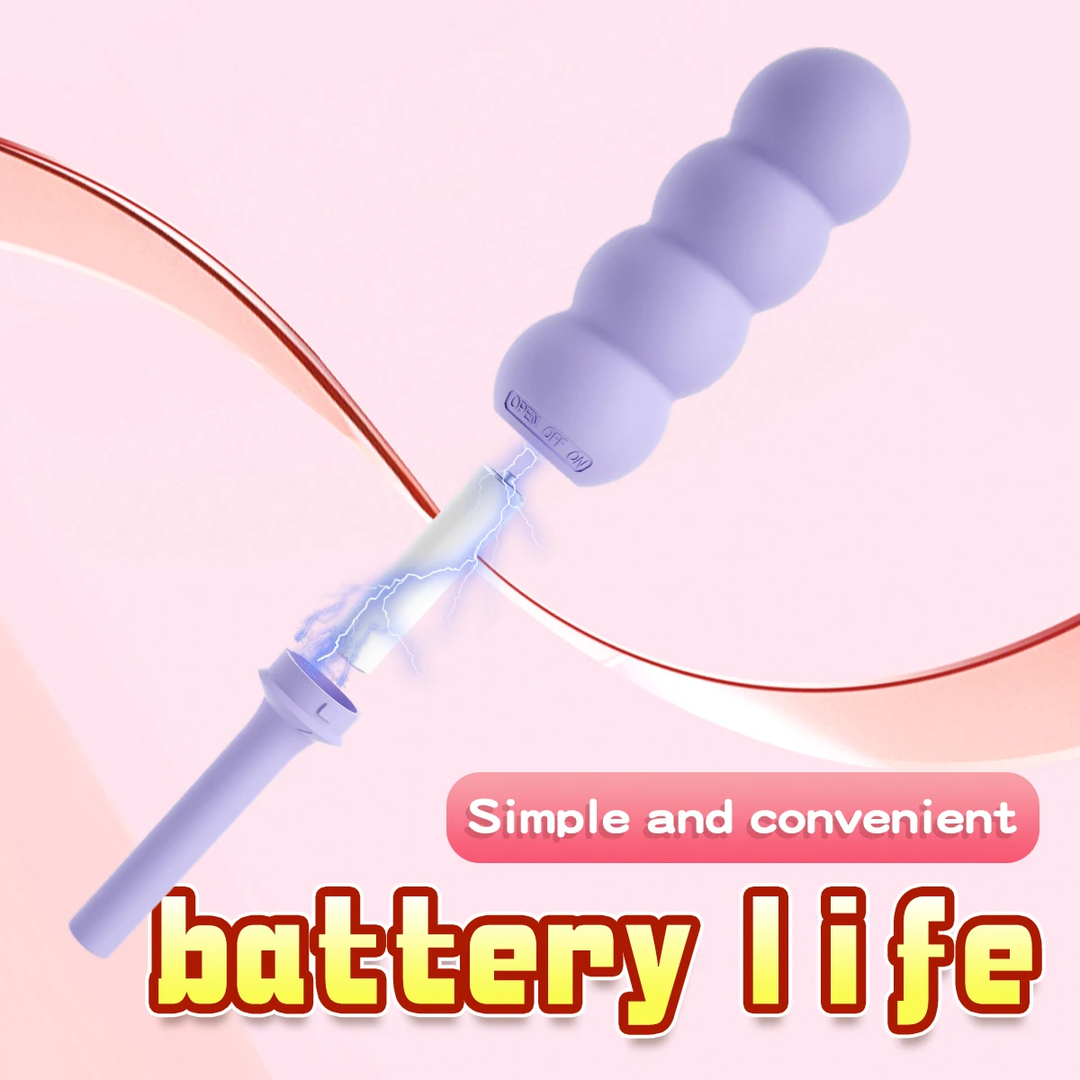 Size comparison of compact vibrator next to common objects