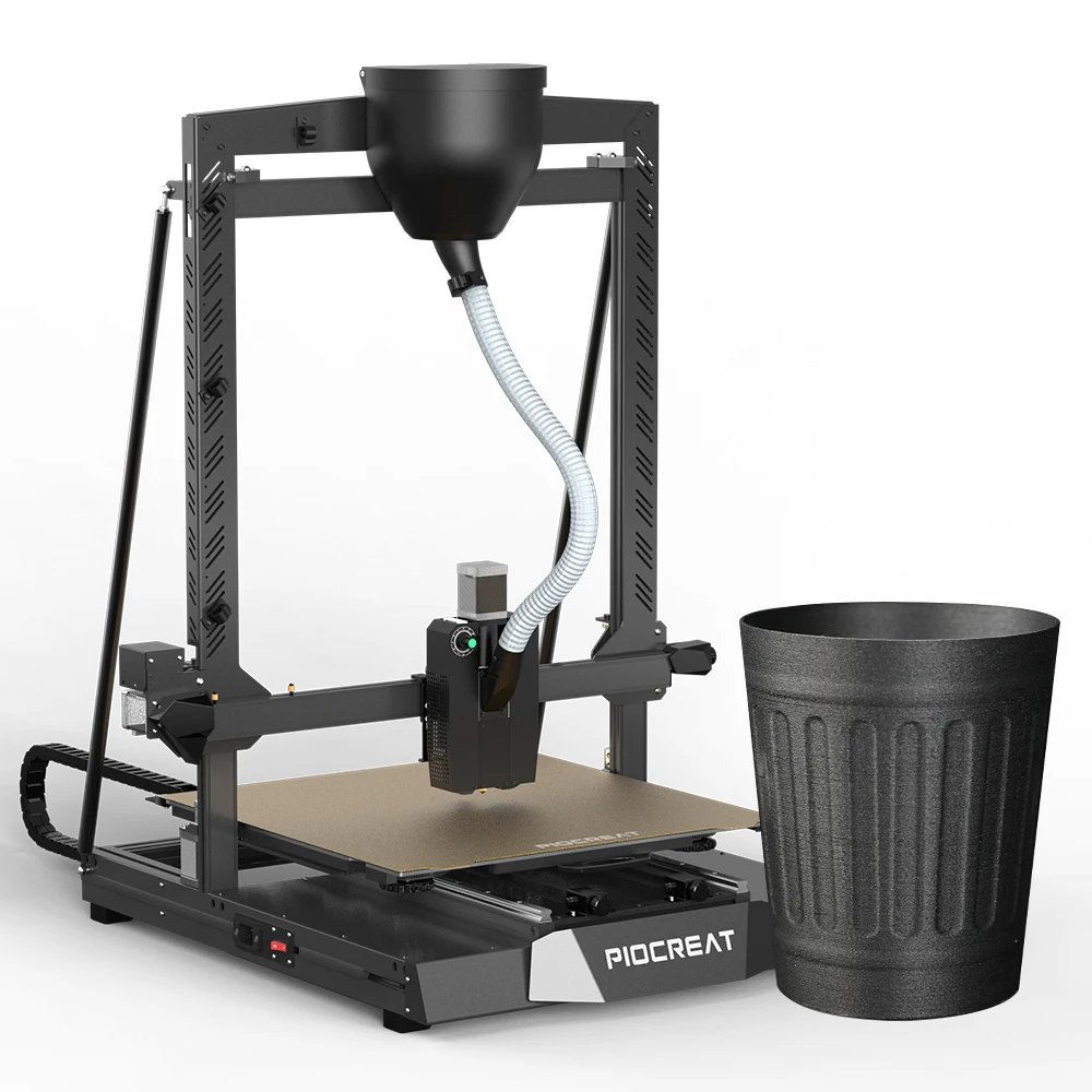 Piocreat G5 Pro Fast Speed Fdm 3d Desktop Printer Pellet Extruder 3d Printing for Auto Parts Industrial 3d Printing Equipment
