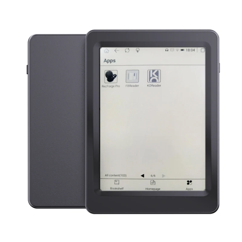 E-ink 6インチミニ電子書籍リーダーAndroid 8.1タッチスクリーン読書
