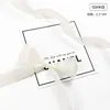 2.5cm silk ribbon, white, 1 yard (100 yards/roll)
