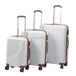 Lightweight Suitcase with Spinner Wheels Hard Shell Luggage with Code Lock for Travel Business 3 Piece Set (20/24/28)