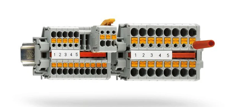 Phoenix 3244263 MSDB 2,5-FE-F - Mini Feed-through Terminal Block ...