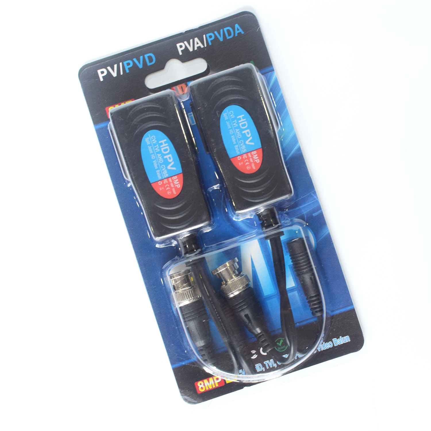4K AHD/HD-CVI/TVI/CVBS Passivo HD Video Balun Trasmettitore 8MP BNC a UTP per DVR CCTV CameraSystem (16 coppie 4K AHD/HD-CVI/TVI/CVBS Passivo HD Video Balun Trasmettitore 8MP BNC a UTP per DVR CCTV CameraSystem (16 coppie