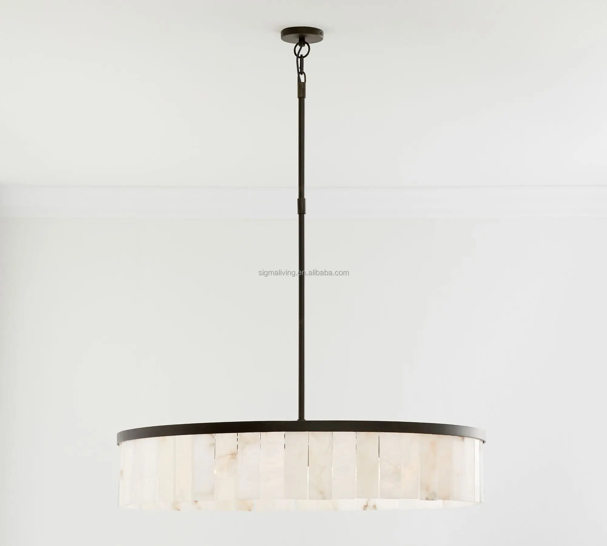chandelier light luxury light tile round chandelier