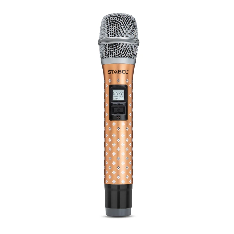 
UHF Wireless Karaoke microphone with dual handhelds 