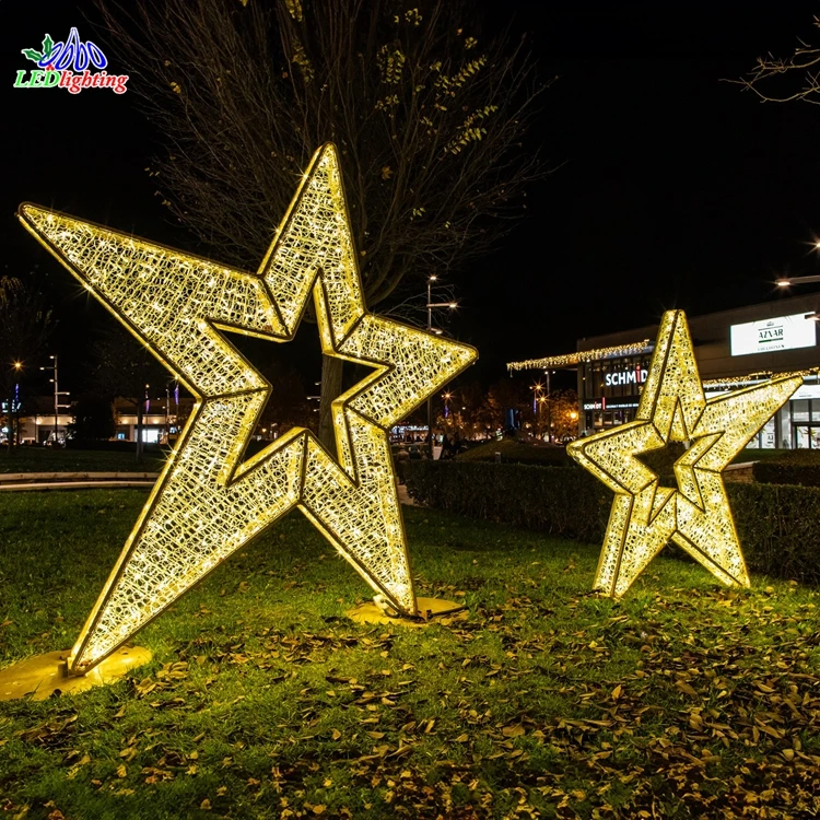 3D Star Light Motif - Decorative LED for Halloween & More