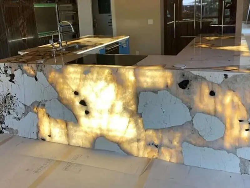 Translucent Stone Backlit Onyx for Interior Wall Panel Sheets Decoration Faux Alabaster