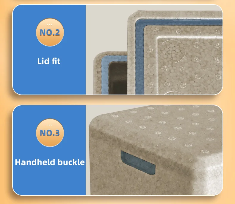 Custom Available Epp Foam Cooler Box Portable Insulated Cooler Box For