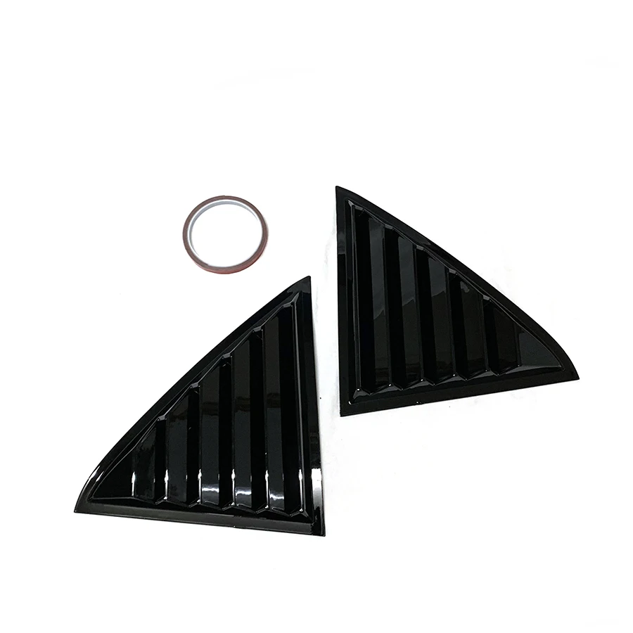 product side window louvers air vent scoop shades cover blinds for chrysler 300c 2011 2018 exterior accessories-5