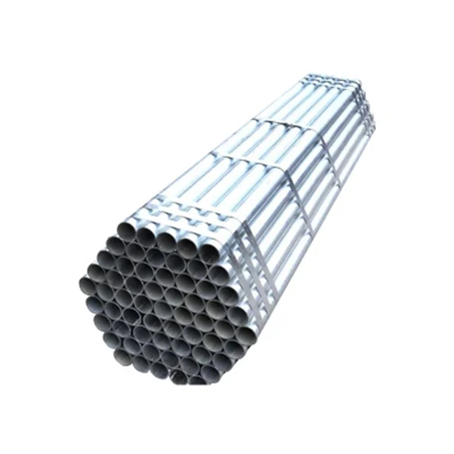 Hot-Dip Galvanized 40 round Galvanized Pipe 12m Length ISO9001 Certified for Building Drill Application Welding Service Included