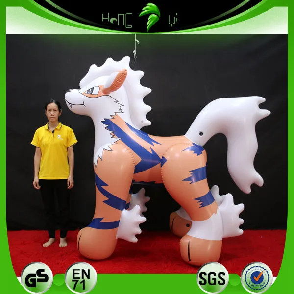 Customized Inflatable Standing Dog Inflatable Animal Toys for Fun Inflation Arcanine