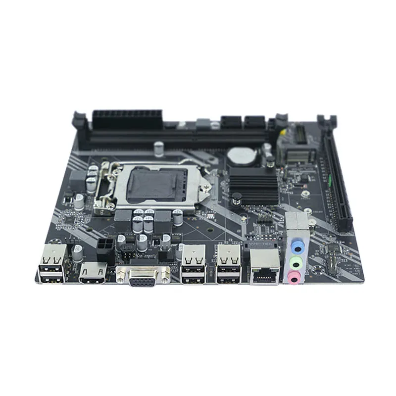 Oem Computer Mother Board Combo 3rd Gen LGA1155 PC Gaming Mainboard LGA 1155 Dual Channel DDR3 Desktop H61 Chipset Motherboard