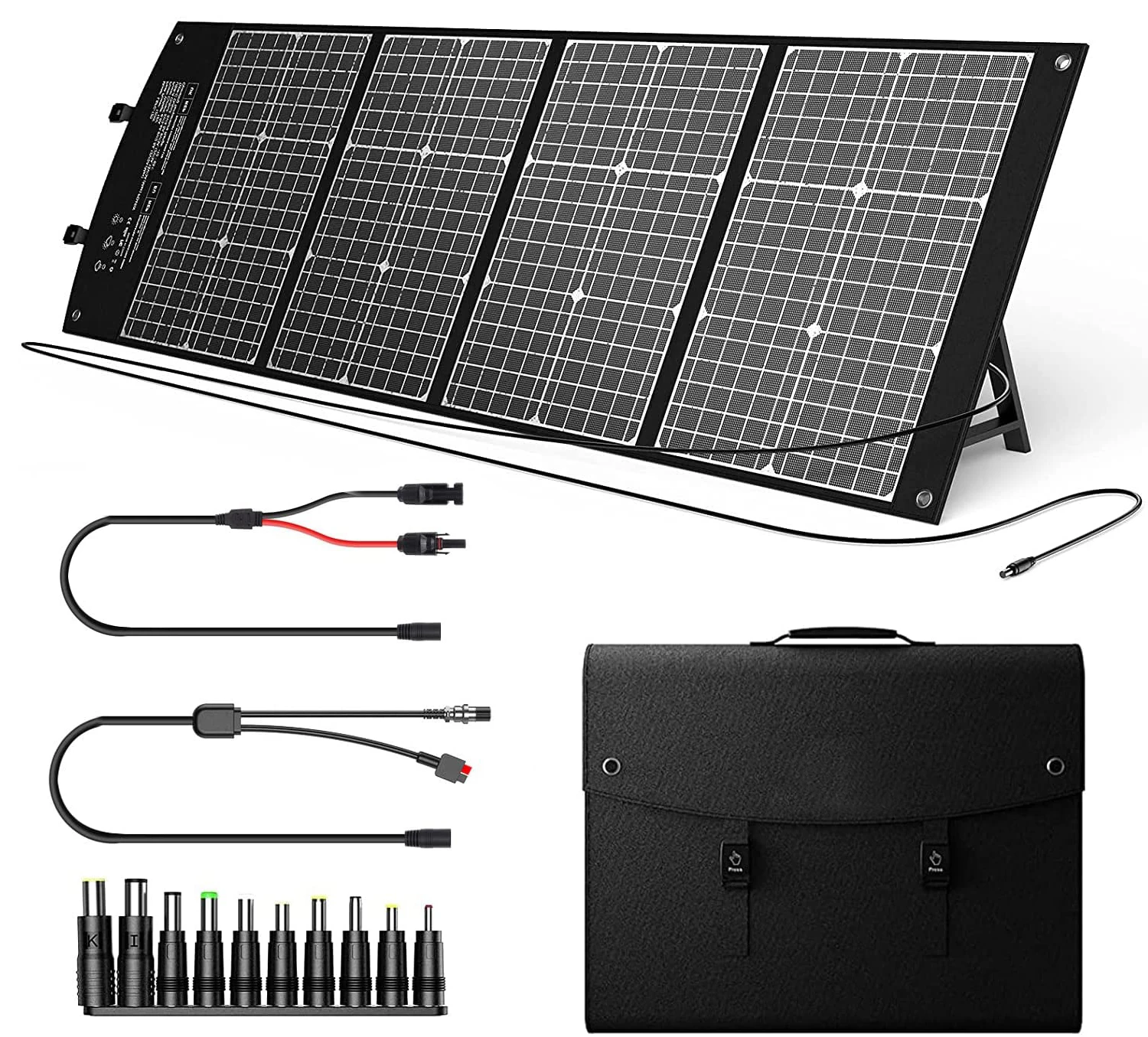 Top Quality 200w Portable Solar Panel For Power Station Foldable Solar