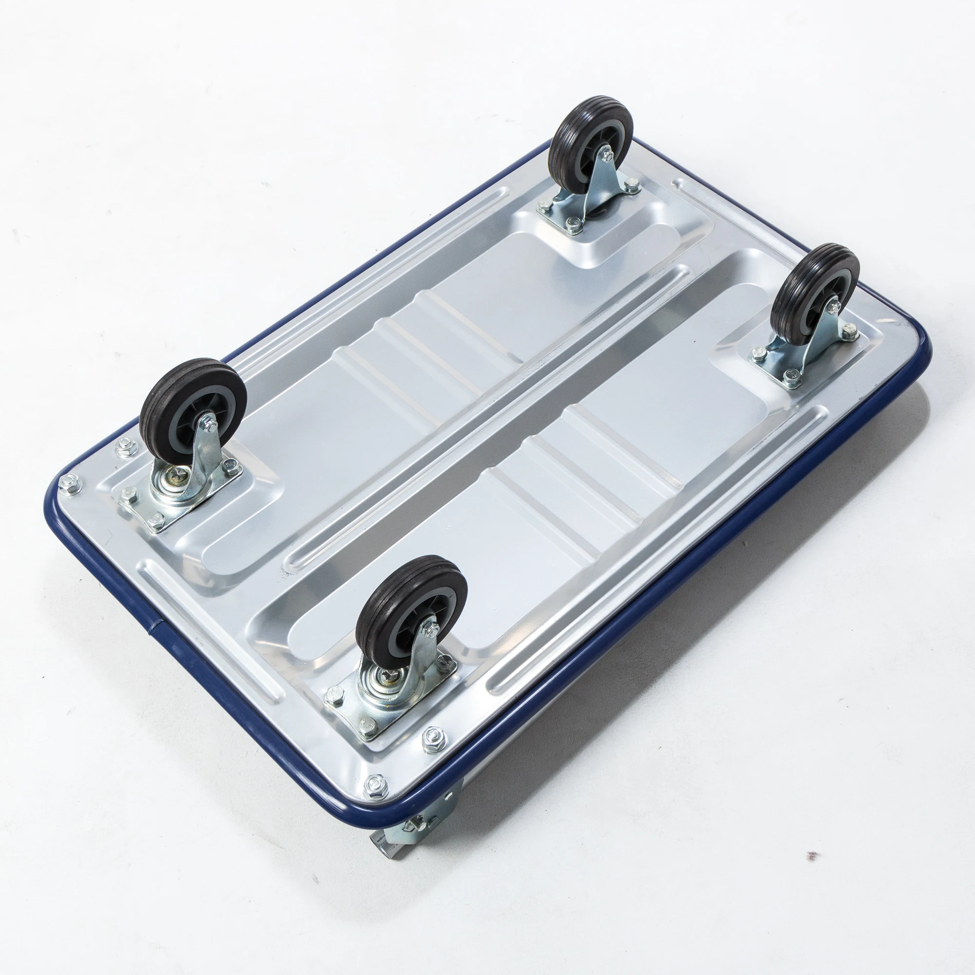 Platform Hand Truck Heavy Duty Metal Folding Hand Truck Steel Platform Trolley Cart with Handle