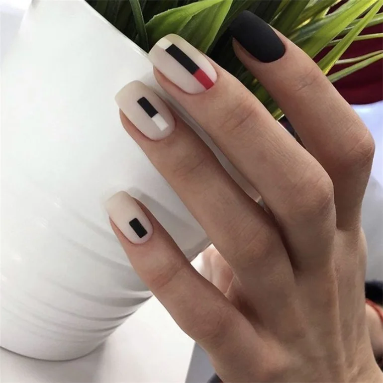 Free Design Clear Color Glowie by Her Hot Pink Acrylic Stickers for Press on Nails