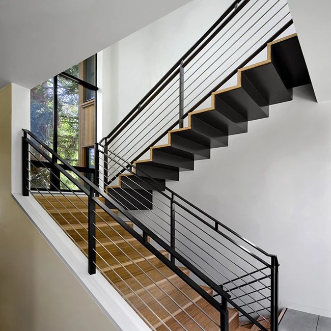 China Most Popular Outdoor Metal Stair Railing Wood Balusters Exterior Metal Stairs Buy Stairs Handrail Wood Balusters Railings Product On Alibaba Com