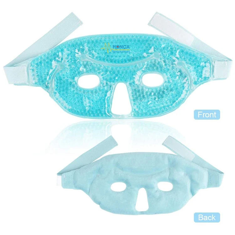 Custom Therapeutic Ice Beads Gel Cooling Eye Mask Relaxing Eye Mask