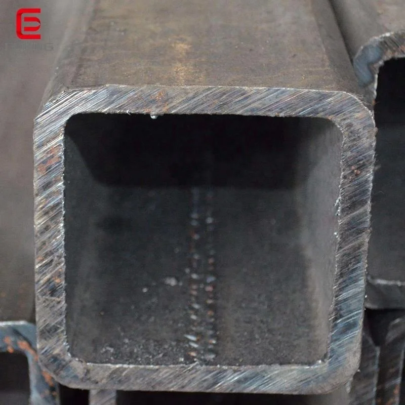 أنبوب مربع من الفولاذ الطري مقاس 20x20 و25x25 و30x30 و40x40، أنبوب فولاذي مربع من الكربون MS