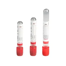 Medical Disposable 1-10ml PET Vacutainer Blood Collection Tube Glass  Plain Tube