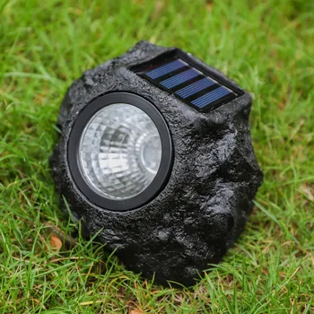 Solar Rock Lamp Outdoor Garden Solar Light Stone