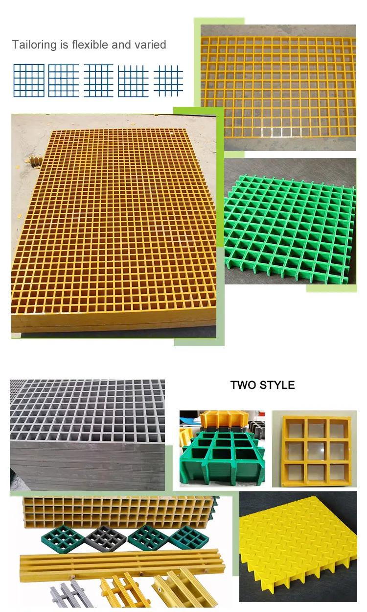 Plastic Floor Grating Frp Plastic Composite Molded Floor Grating Fiberglass Panel Frp Grating