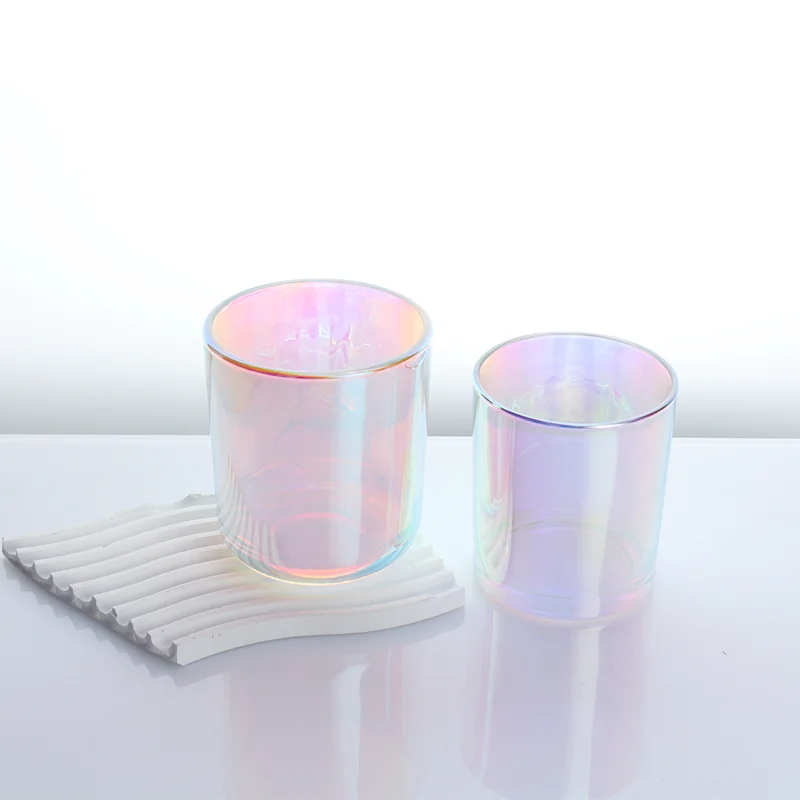Hot Sale 200ml/500ml Round Bottom Glass Candle Holders Jars Candy ...