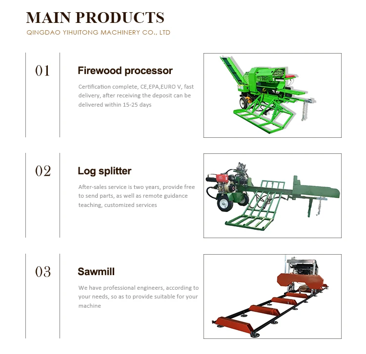 50T Wood Processor - Efficient Firewood Processing