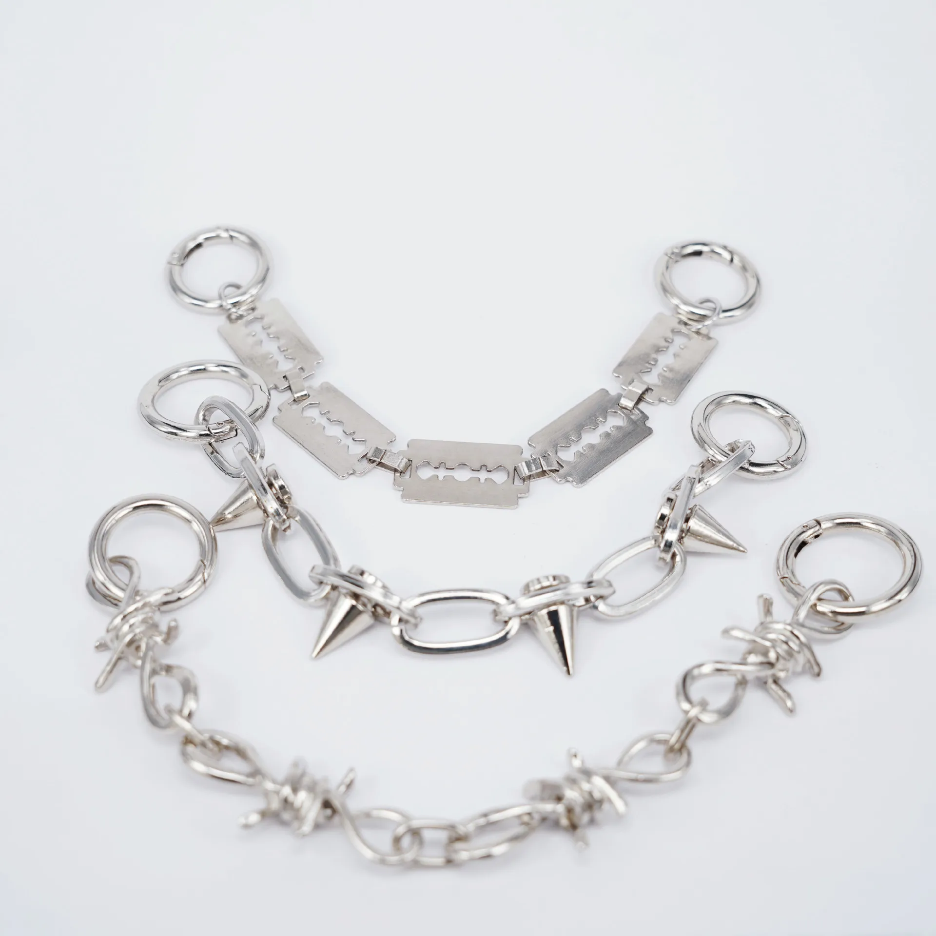 Crescent Moon Lotus Open Rings For Women Stainless Steel Amulet Tree Of