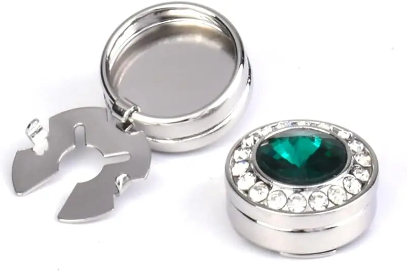 Woman Snap Clip Fancy Jewelry Button Covers Cufflinks Jewels Clips Over on Button Cover Manufacture