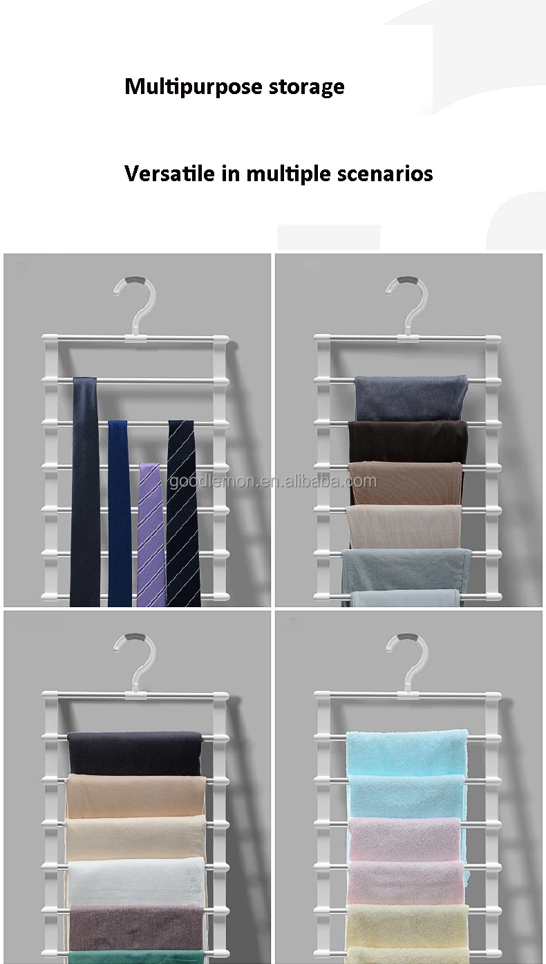 Multi Functional Stainless Steel Ladder Pants Rack,Household Pants ...