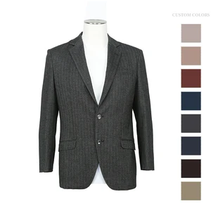 Modern Slim Fit Men's Business Casual Suits Blazer Notch Lapel Jacket Pants Set for Office Interview Dinner Date