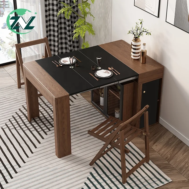 Modern Dinning Tables Multi-functional Extendable Tables Folding Wood ...