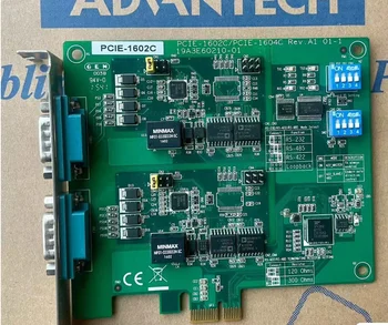 Advantech PCIE-1602B PCIE-1602C 2-port RS-232/422/485 serial communication card isolation