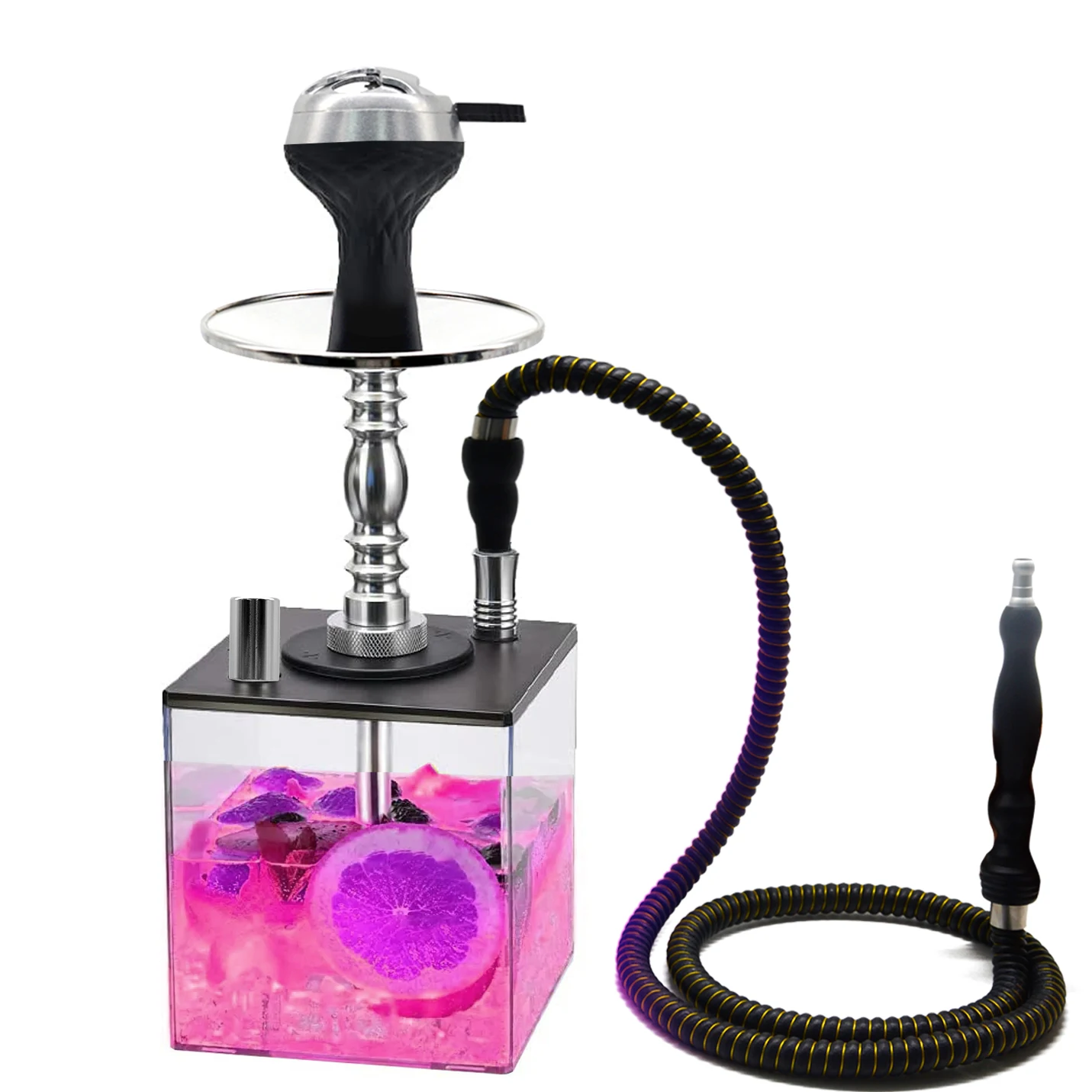 Hookah Factory Wholesale Aluminum Electric Acrylic Hookah With Led Light Designer Hookah Buy